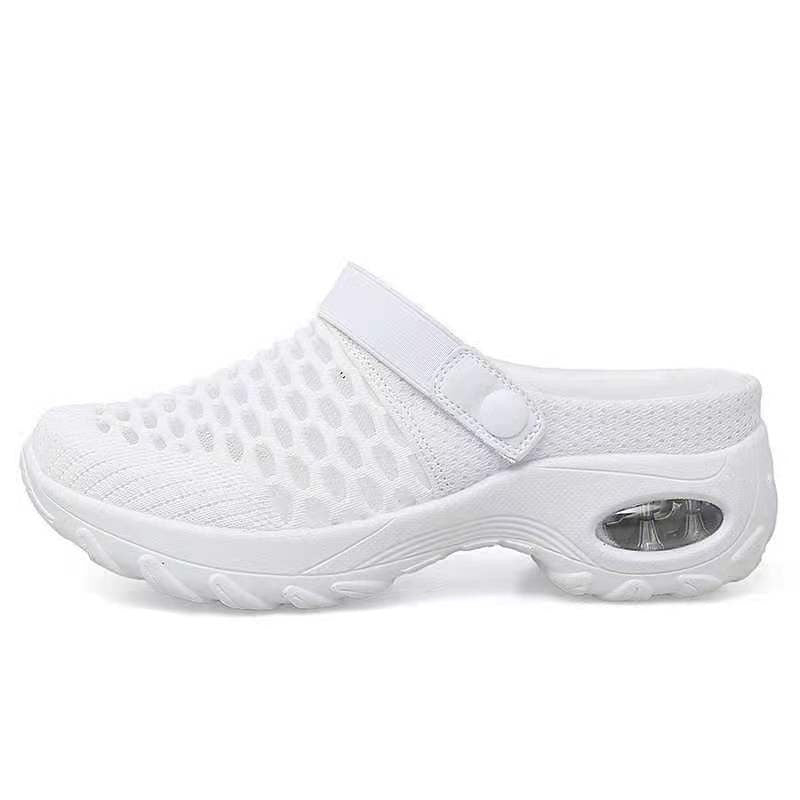 Baotou Sandals And Slippers Women Wear Thick-soled No Heels In Summer Fashion Foreign Trade Plus Size Holiday Beach Sandals
