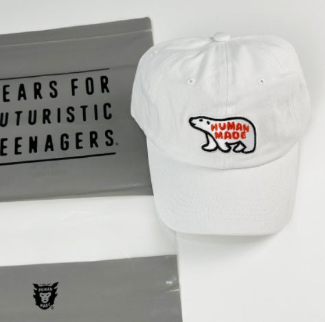 Embroidered Love Polar Bear Spring And Summer Curved Brim