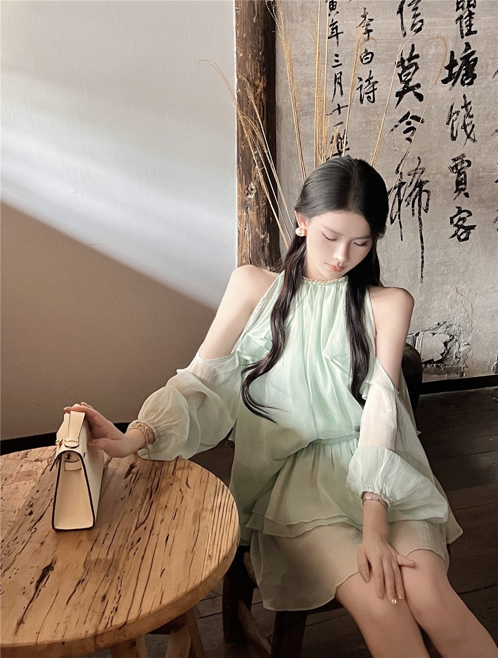 Pullover Chic Niche Pure Desire Chiffon Shirt