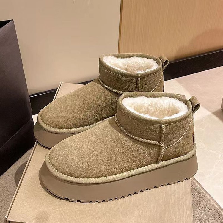 Thickened Non-slip Warm Cotton Shoes