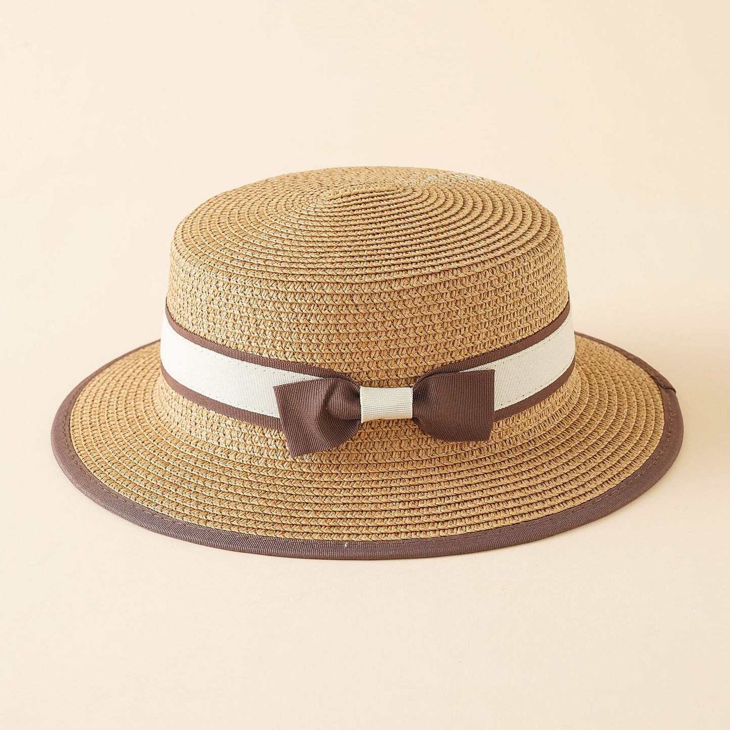 Women's Sun Protection Sunshade Bow Flat Hat