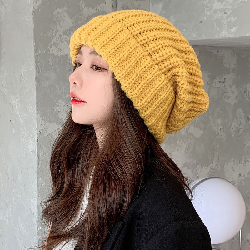 Women's Fashion Solid Color Pullover Hat