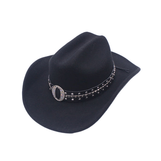 Casual Fashion Vendbar Farvematchende Kasket i Cashmere Jazz Top Hat