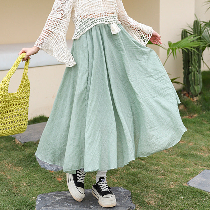 High Waist Slimming Loose Skirt