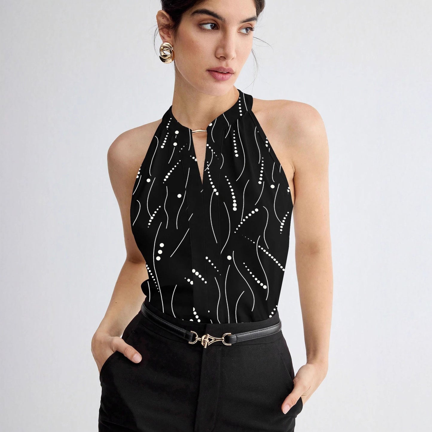 Stylish Versatile And Loose-fitting Sleeveless Top