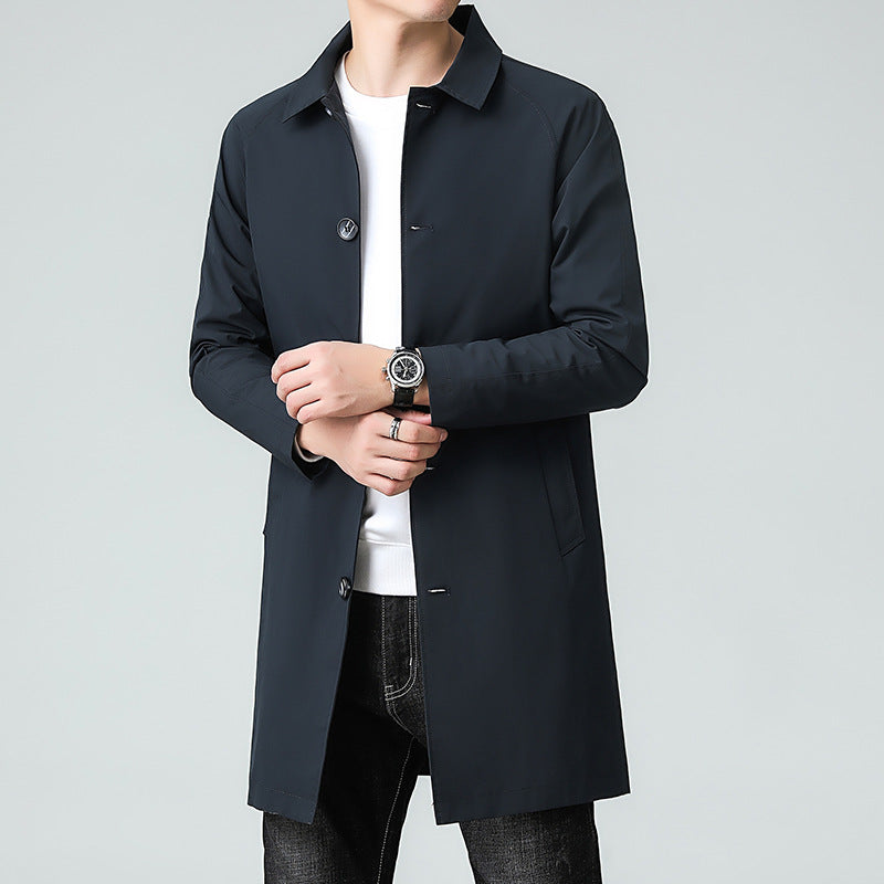 Mid-length, High-end Business Coat For Spring And Fall