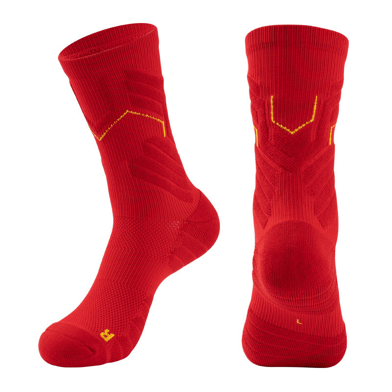Men's New Mid Barrel Elite Basketball Socks