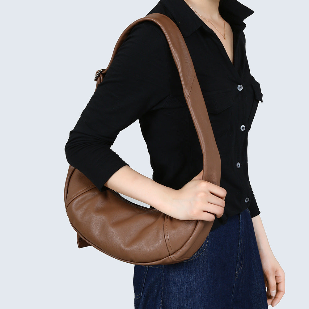 All-match Fashion Genuine Leather Women's Large Capacity Bag