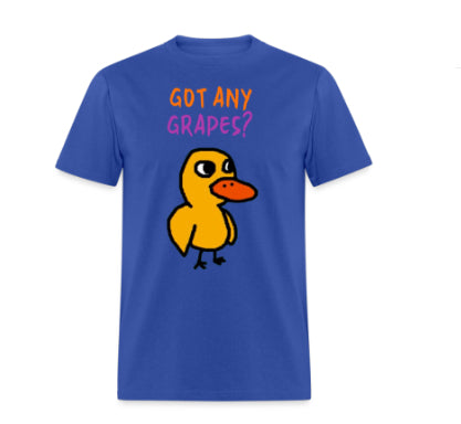 European And American Duck Print T-shirt
