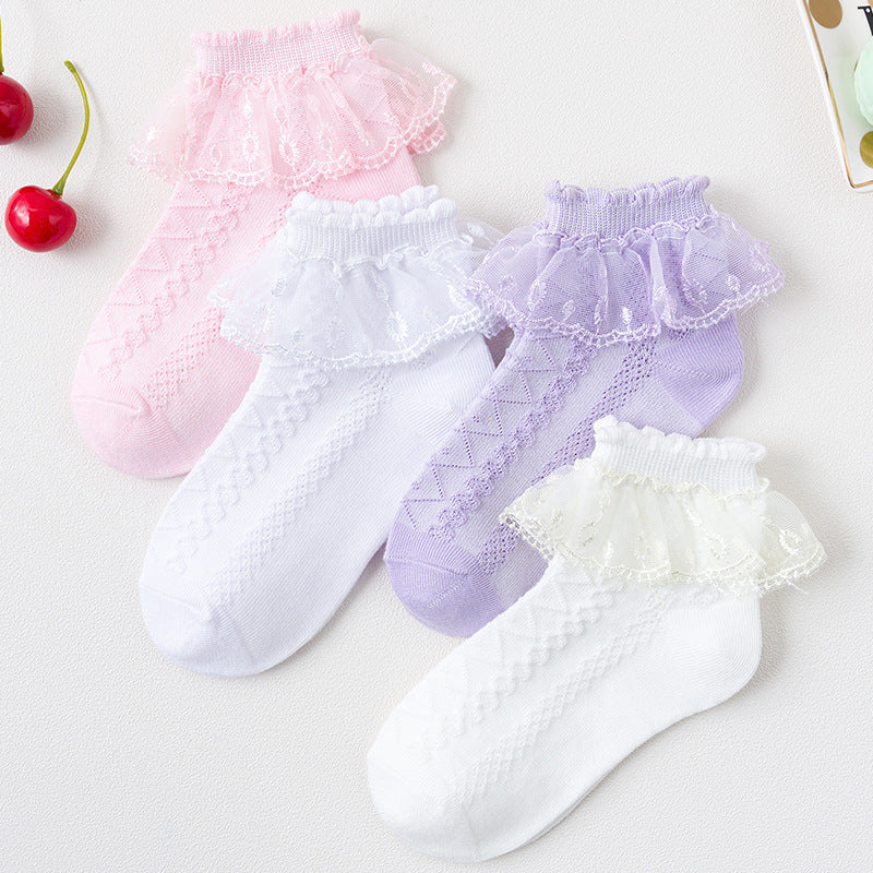 Lace  Socks Children's Thin Breathable