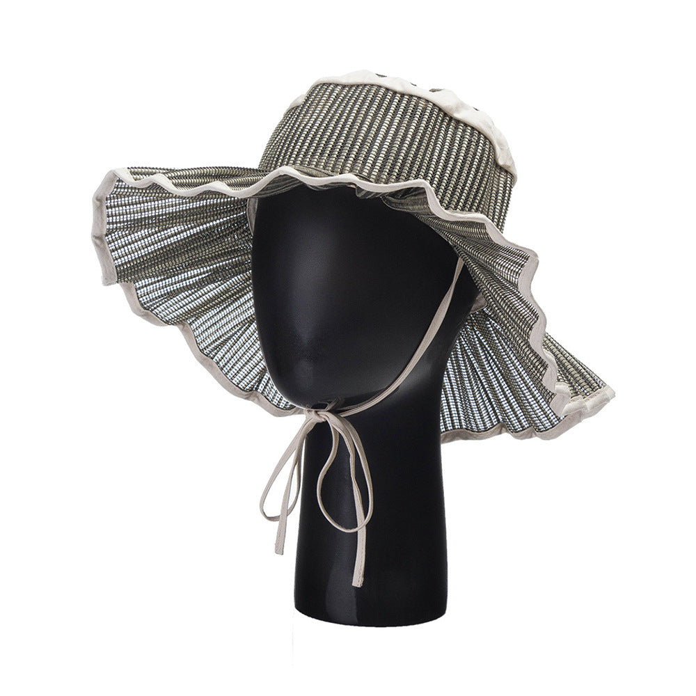 Foldable And Easy To Carry All-match Women's Straw Hat
