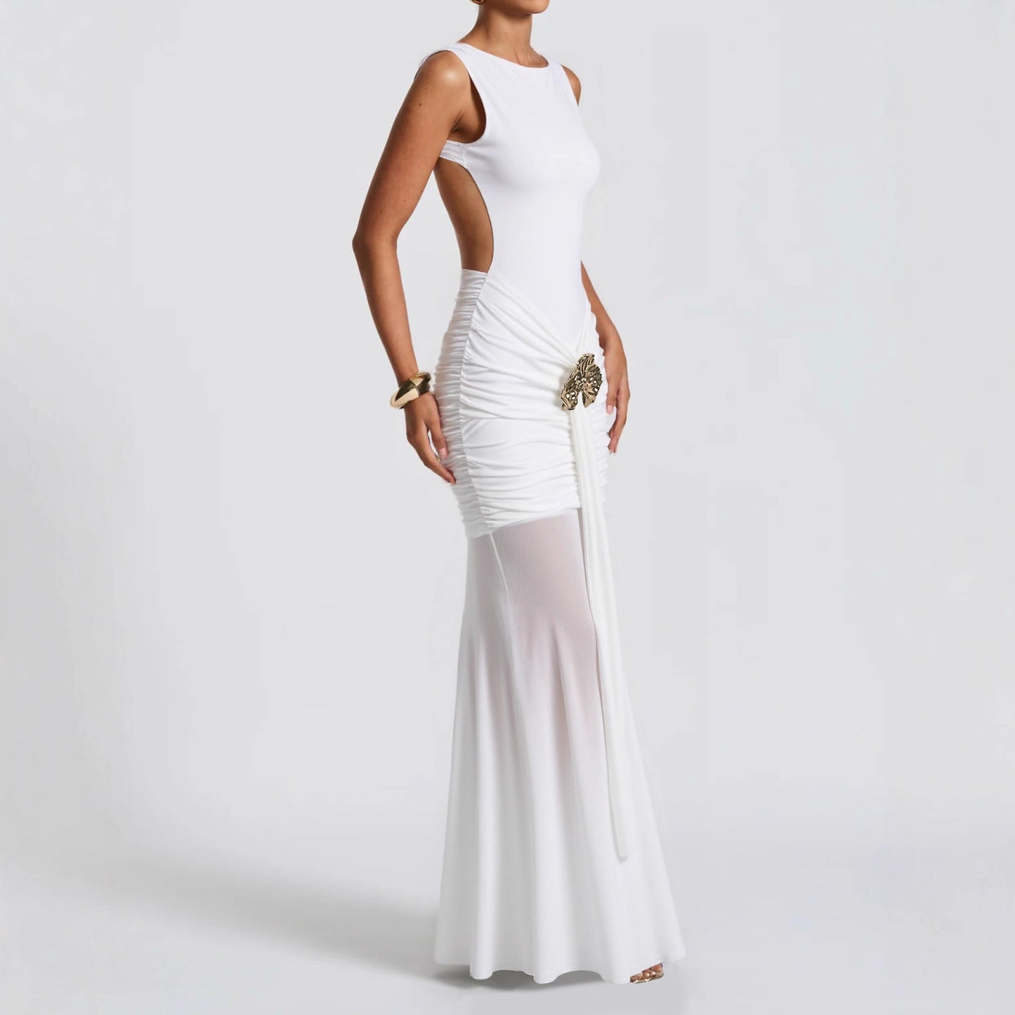 New, Alluringly Seductive Mermaid Maxi Dress