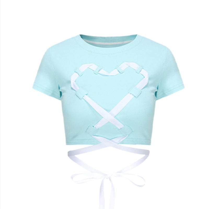 Women's Short-sleeved T-shirt Summer Dopamine Wear Design