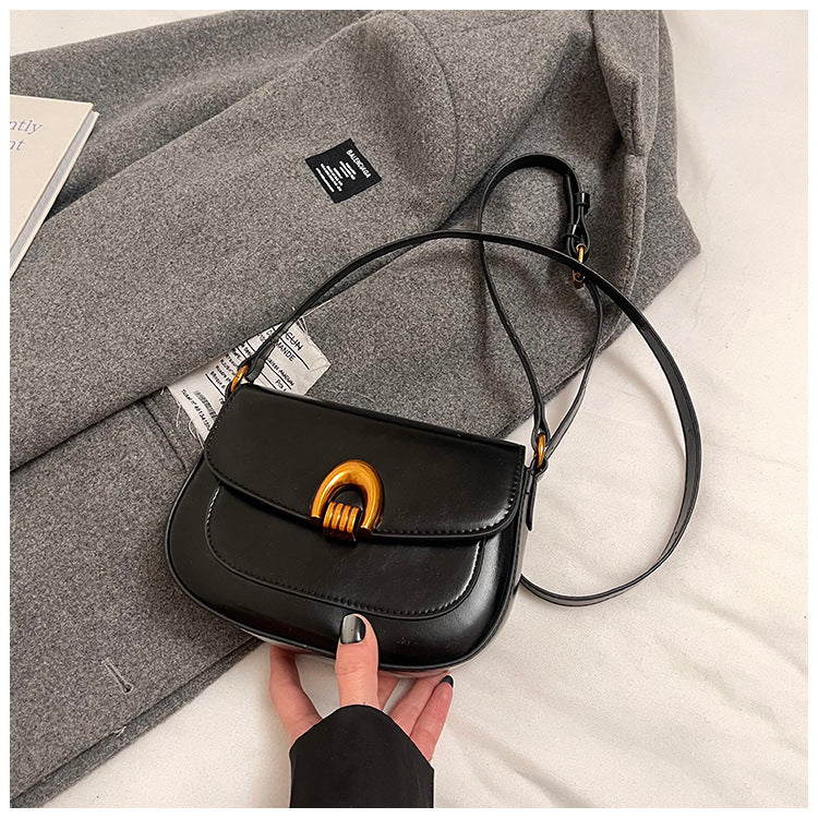 Retro Niche Minimalist Versatile Shoulder Crossbody Bag