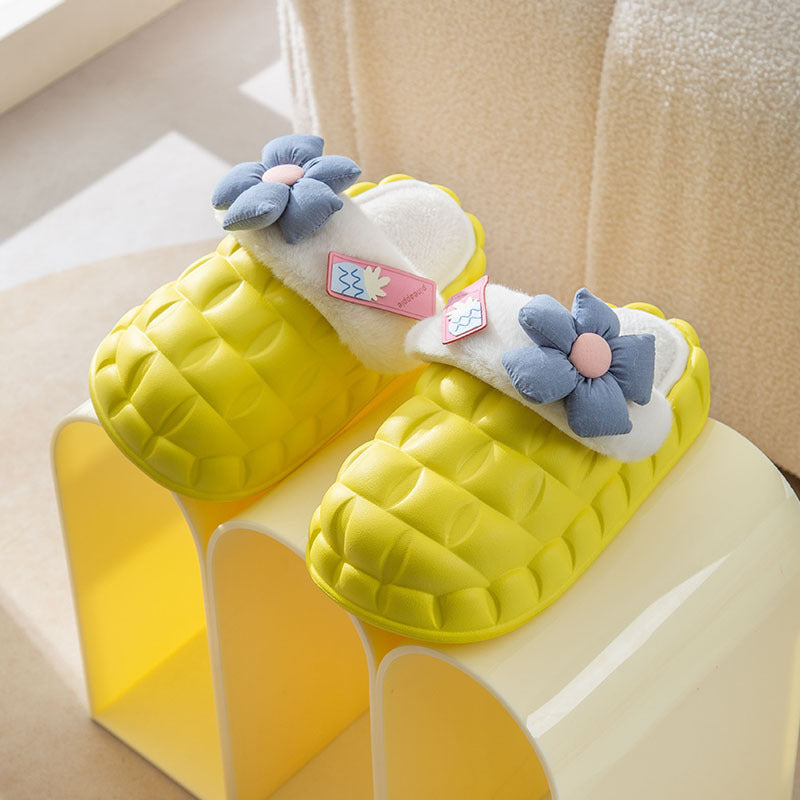 Women's Fashion Home Removable Waterproof Shoe Cover Slippers