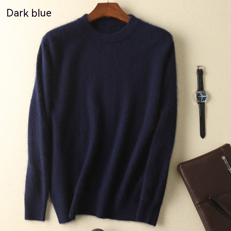 Cashmere Round Neck Pullover Thickened Woolen Bottoming Sweater