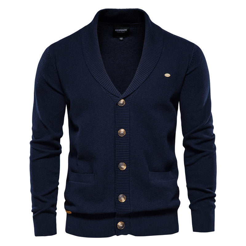 New European Code Men's Sweater Men's Sweater Coat