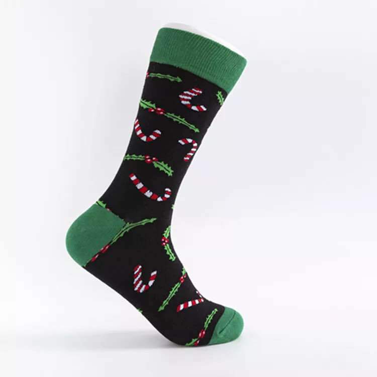Christmas Element Casual Trend Men's Socks