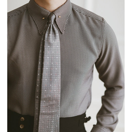 Formal Gentleman Empire Collar Fashion Non-ironing Shirt