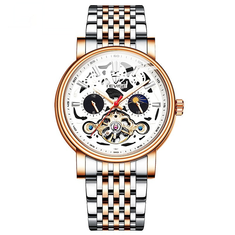 Fashion Tourbillon Waterproof Luminous Mechanical Watch