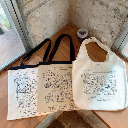 Graffiti Canvas Bag Female Student Commuter