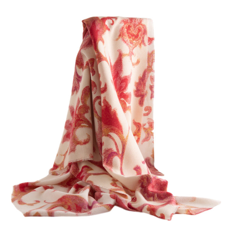 Women's Artificial Cashmere Scarf Winter Elegant Graceful Printing