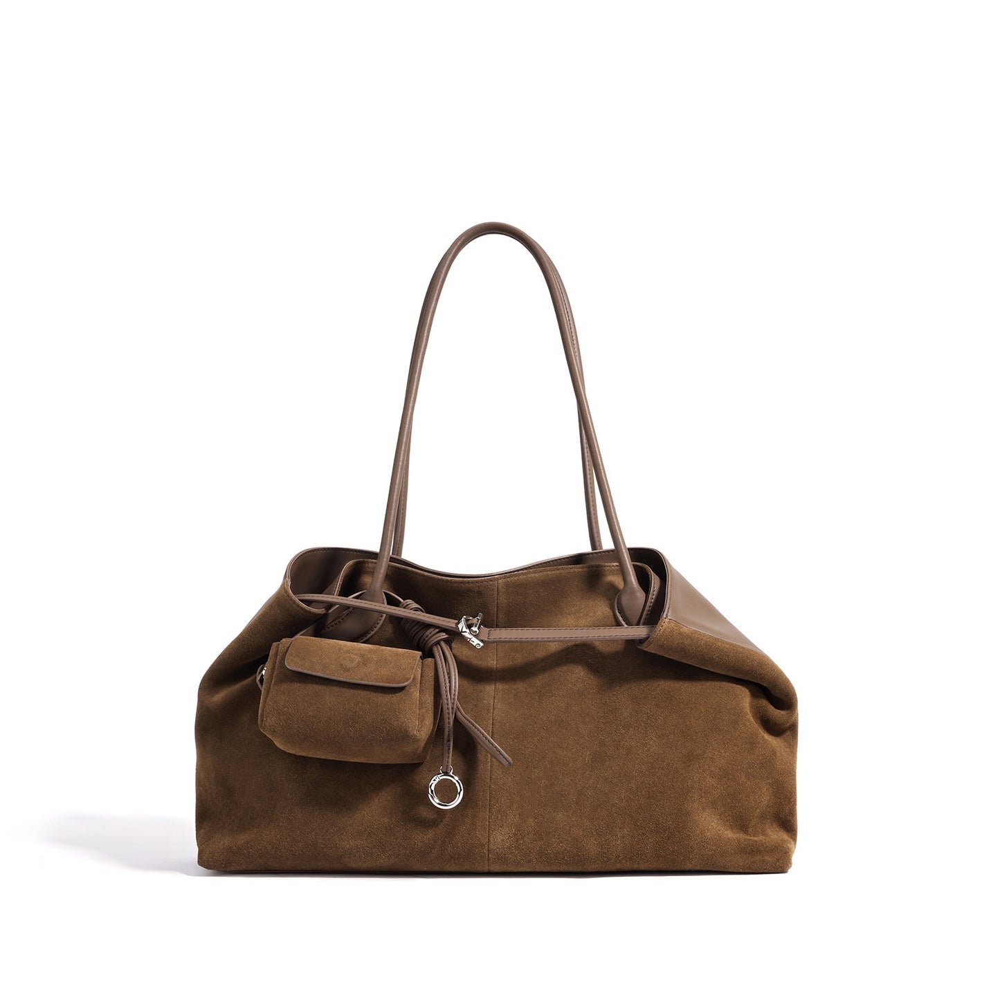 Cattle Leather Bag Autumn And Winter One-shoulder Women's Shopping Christmas Genuine Leather
