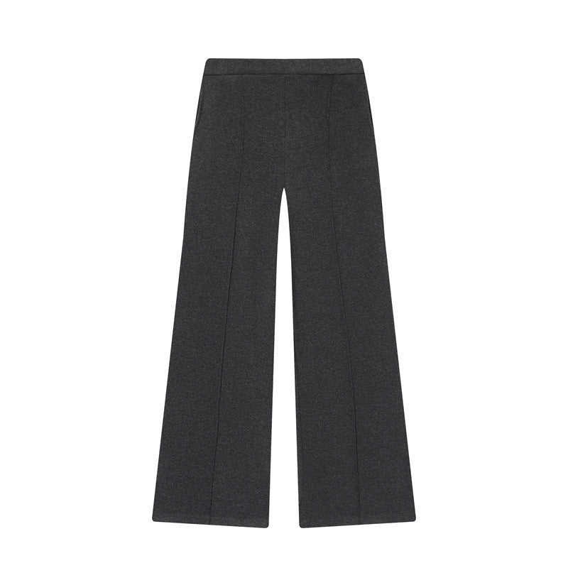 Autumn New Soft Short-sleeved Top Wide-leg Pants
