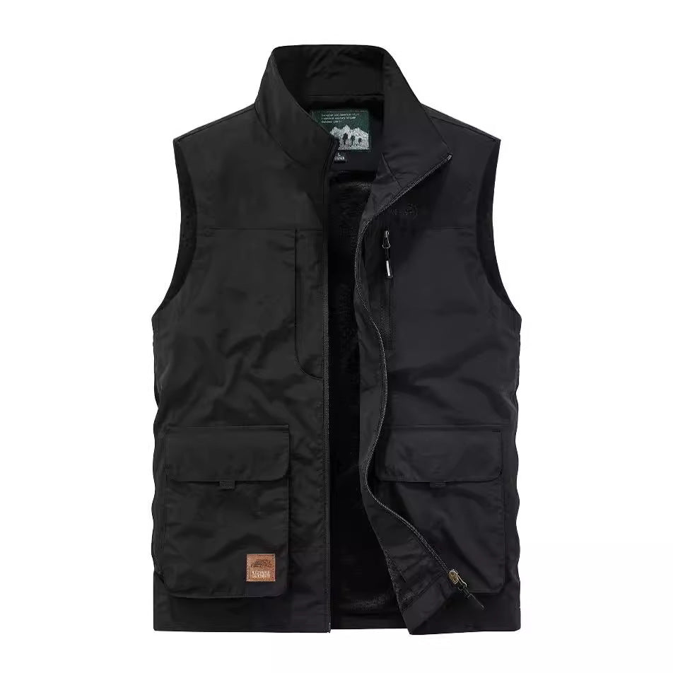 Outdoor Tourism Multi-pocket Work Pants Vest Jacket