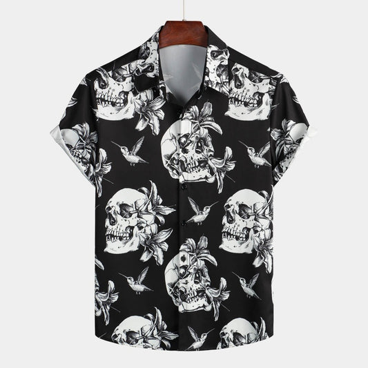 Trendy Printed Mens Loose-fit Shirt