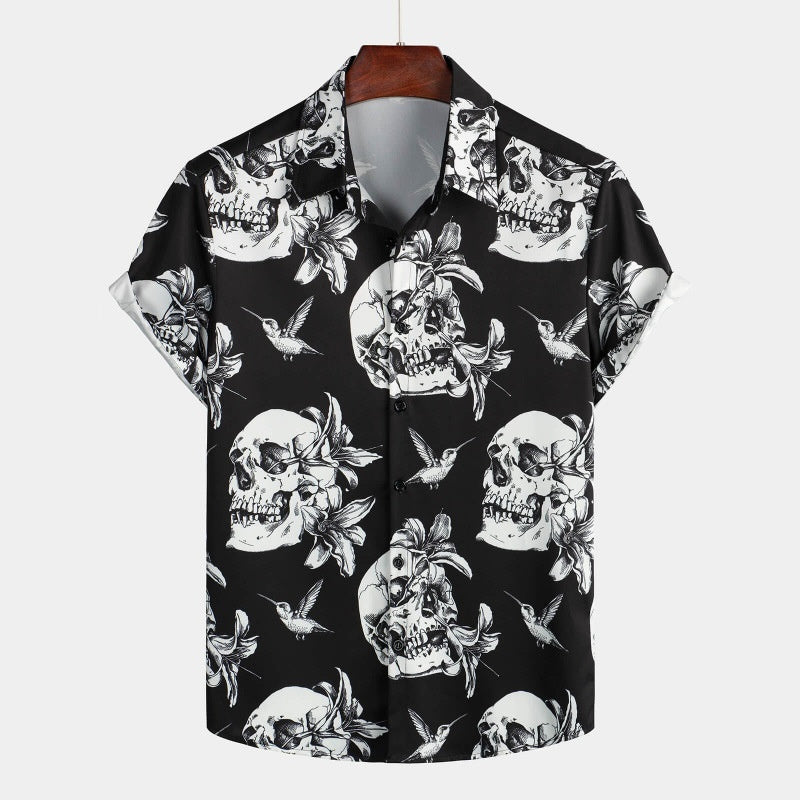 Trendy Printed Mens Loose-fit Shirt