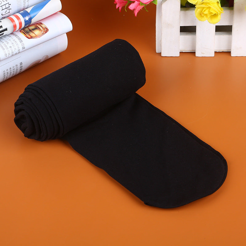 Velvet Color Pantyhose, Large Stretch, Large Size Base Socks
