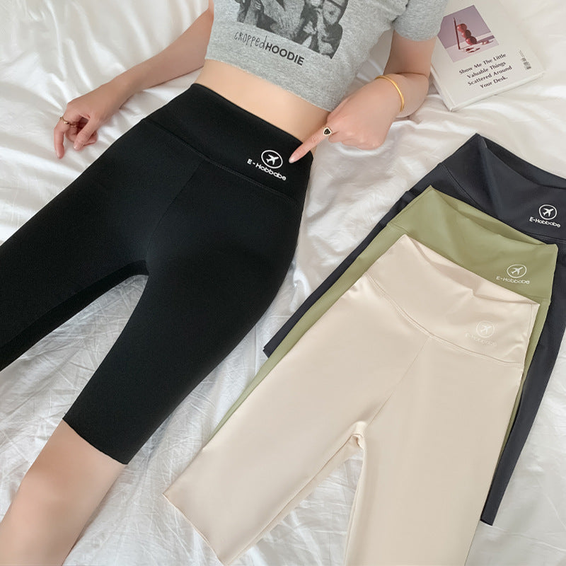 High Waist Shaping Weight Loss Pants Tight Five Points