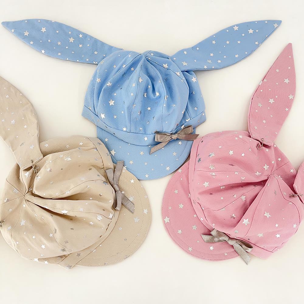 Japanese-style Y2K Cute Star-and-rabbit-ear Cloud Hat
