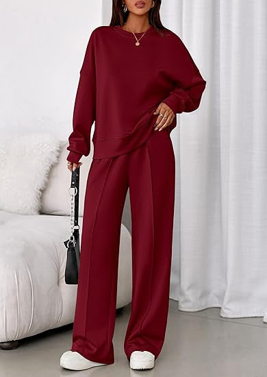Solid-color Long-sleeve Hoodie And Zip-up Pants Two-piece Set