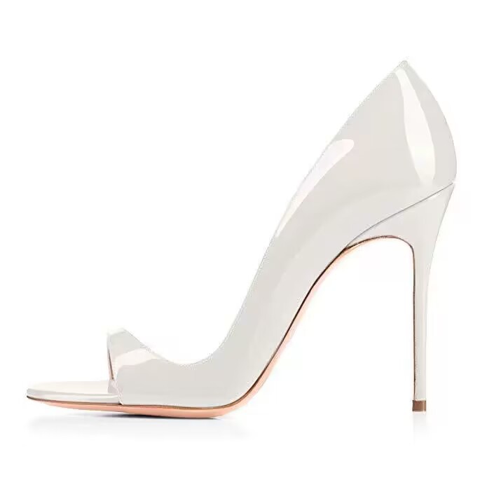 Elegante stiletter til kvinder med peep-toe