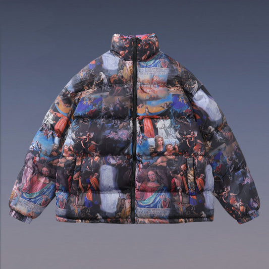 Men's Retro Thickened Bread Coat Cotton Coat