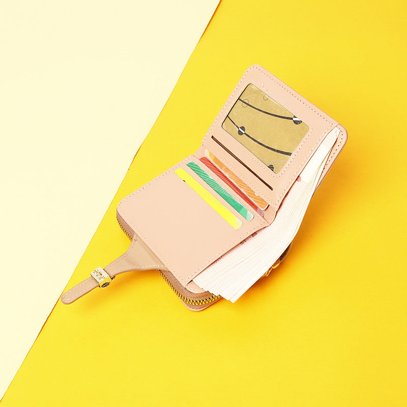 Clip Fastener Student Zipper Female Zero Wallet