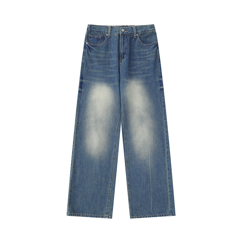 Vintage White High Street Loose Jeans