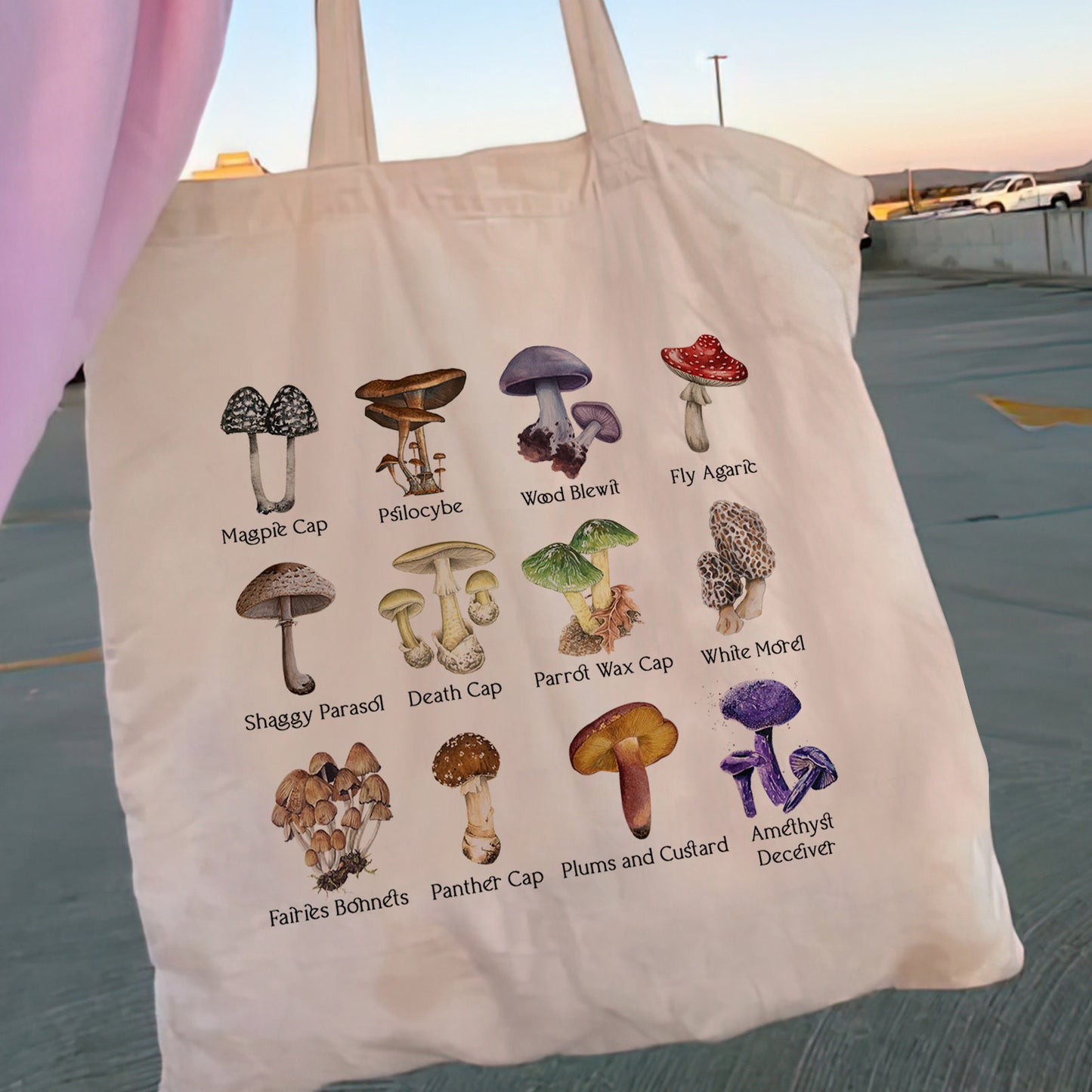 Printed One-shoulder Folded Bag Shopping Bag