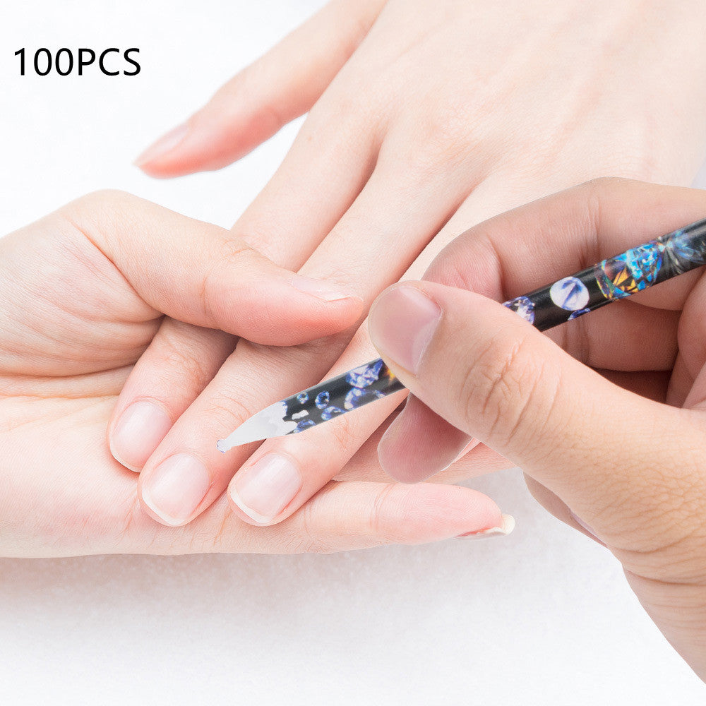Hand Tattooed Manicure Nail Point Drill Crayon Paste Drill Pen