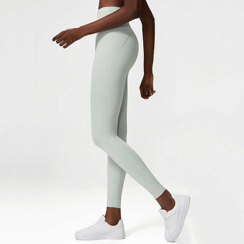Anti-roll Sports Leggings Plus Size Stretch