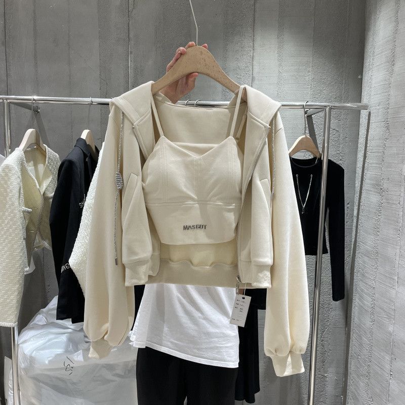 Western-style Coat Vest And Ankle-banded Pants