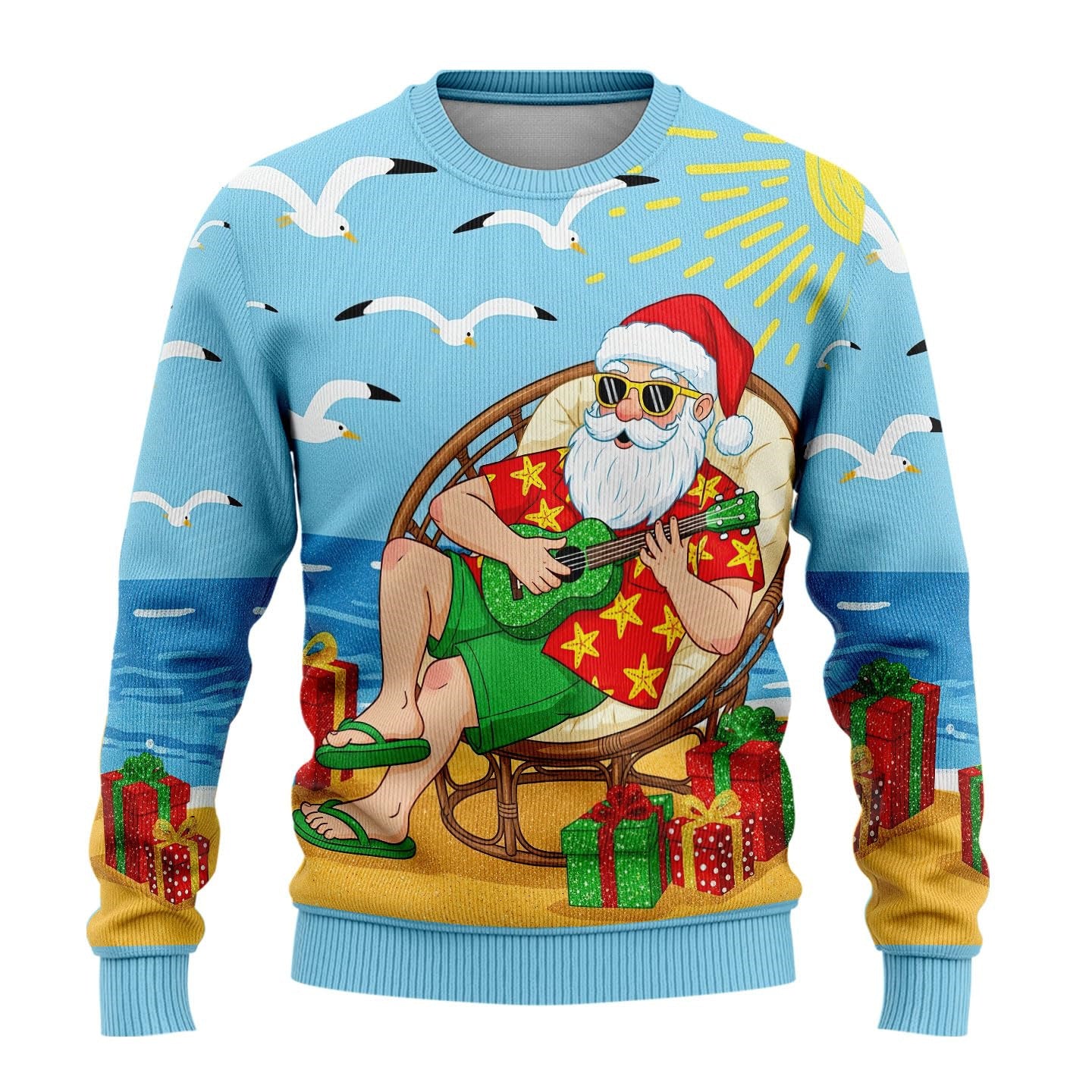 Round Neck Sweatshirt Fun Women's Sweater