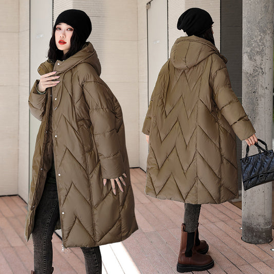 Padded Down Jacket Women's Mid-length
