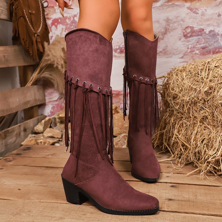 Women's Plus-Size New Style Western Boots