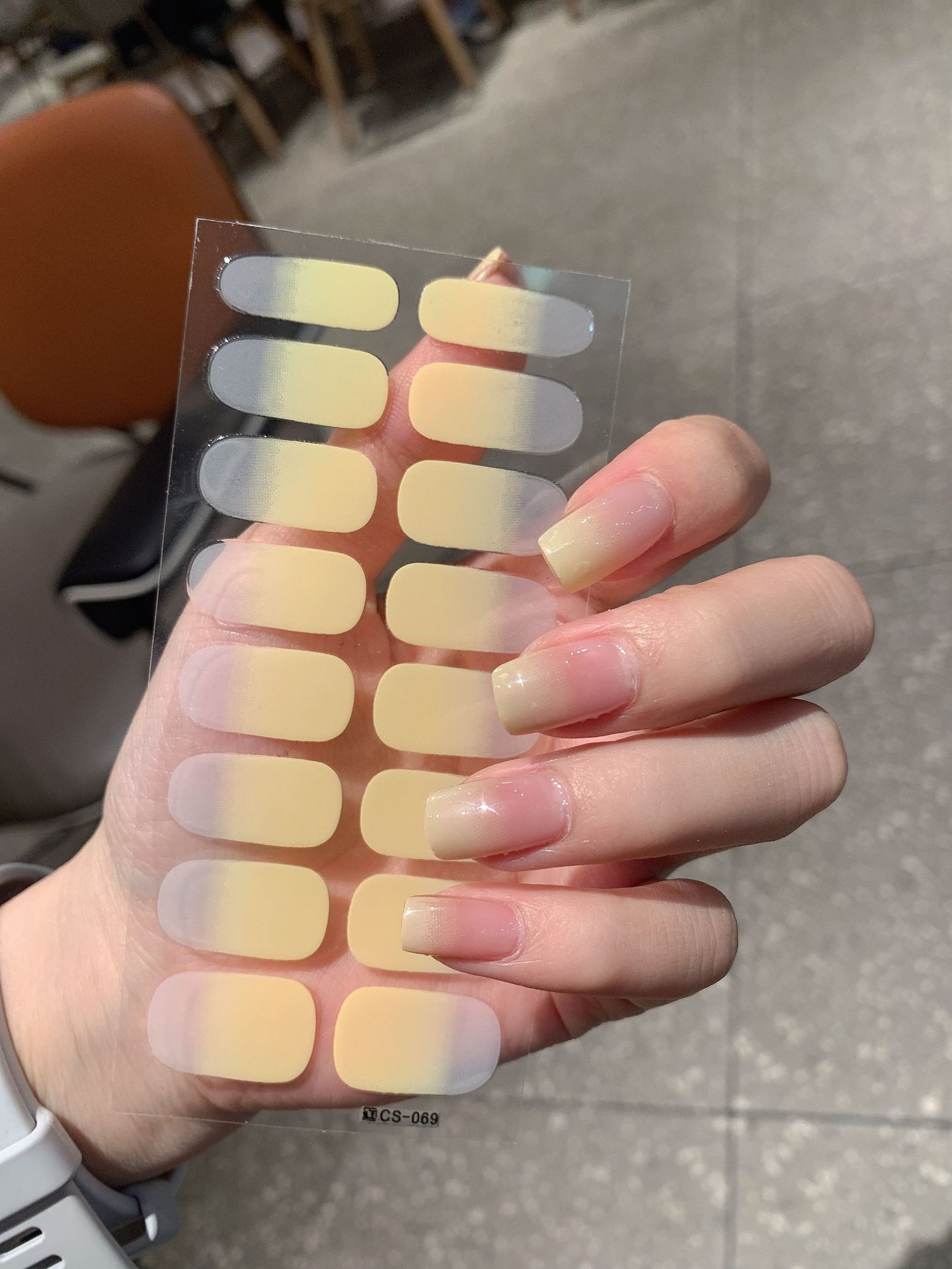 Gradient Color Nail Sticker Spring And Summer Comely Finger