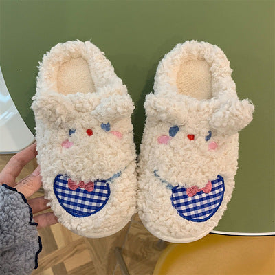 Women's Winter Thick-soled Home Half-covered Heel