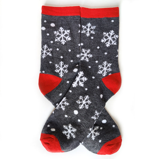 Women Casual Winter Christmas Socks Thickened David's