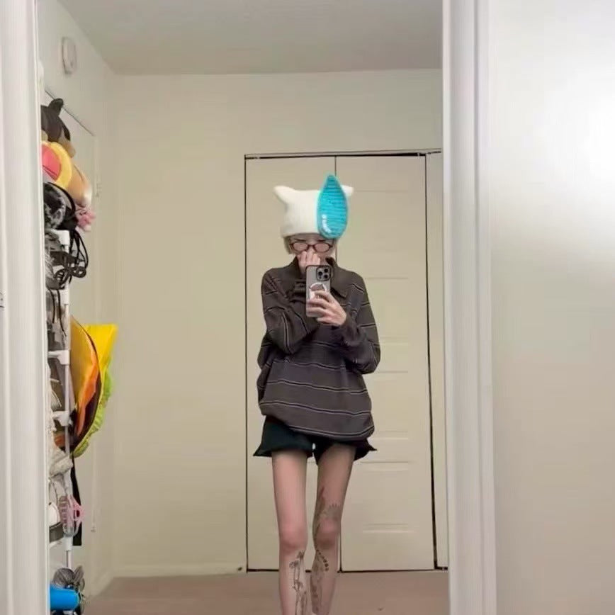 Totally Unexpected Knit Beanie Thats Sweet Girly And Super Versatile